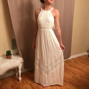 Altar’d State bohemian white maxi dress